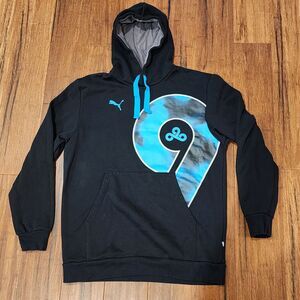 Puma x Cloud 9 Alias Hoodie Black Sweatshirt Men's Small 584790-02